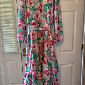 Ivy City MI AMOR DRESS IN GREEN Size 4X New